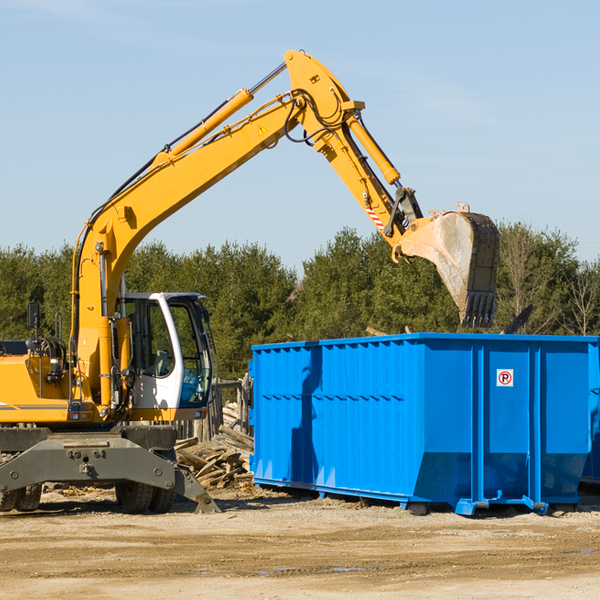 how many times can i have a residential dumpster rental emptied in Veblen